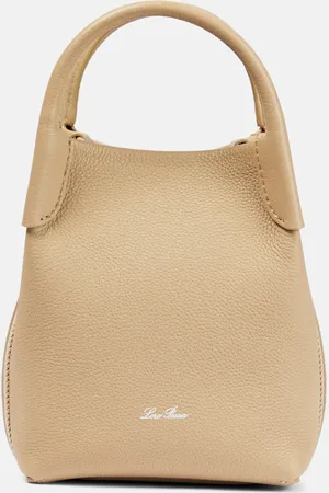 Loro Piana Schultertasche Bale Micro aus Leder