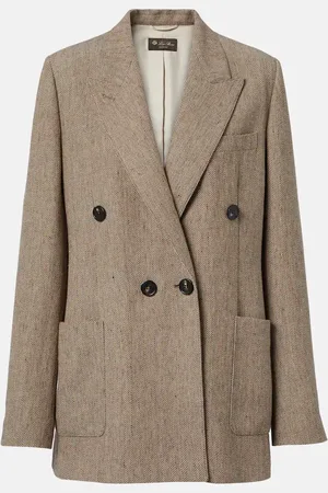 Loro Piana Blazer Genny aus Crêpe