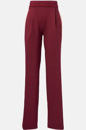 DRIES VAN NOTEN Weite High-Rise-Hose aus einem Baumwollgemisch