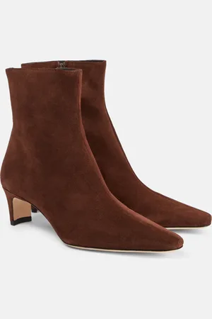 Staud Ankle Boots Wally 55 aus Veloursleder