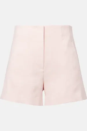VERONICA BEARD High-Rise Shorts Jazmin aus einem Leinengemisch