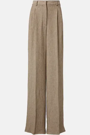 Loro Piana Weite Hose Nyack aus Crêpe