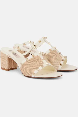 VALENTINO GARAVANI Pantoletten Rockstud aus Leder