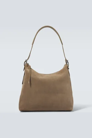 LEMAIRE Messenger Bag aus Veloursleder