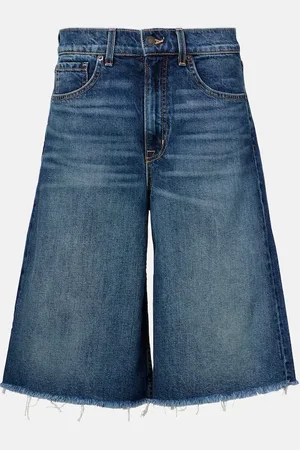 NILI LOTAN High-Rise Jeansshorts