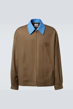 Miu Miu Jacke aus Schurwoll-Gabardine