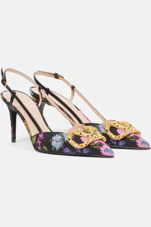 VALENTINO GARAVANI Slingback-Pumps VLogo Signature 80