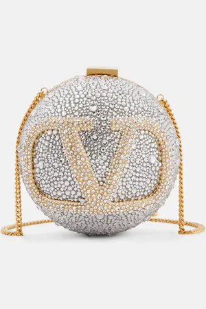 VALENTINO GARAVANI Schultertasche VLogo Signature Mini mit Kristallen