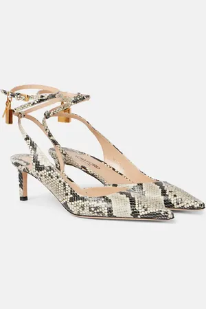 Tom Ford Slingback-Sandalen Padlock 55
