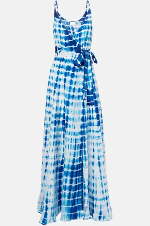 ANNA KOSTUROVA Wickelkleid aus Seide