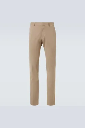 Ermenegildo Zegna Schmale Hose aus einem Baumwollgemisch