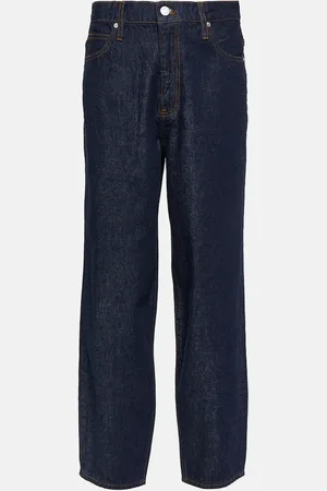 Frame High-Rise Barrel Jeans