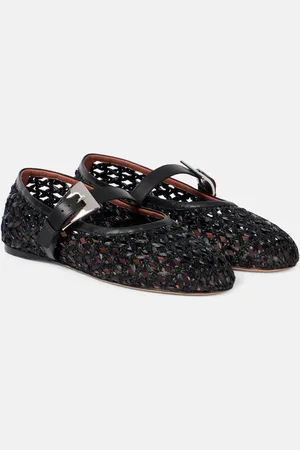 PARIS TEXAS Ballerinas Sveva mit Leder