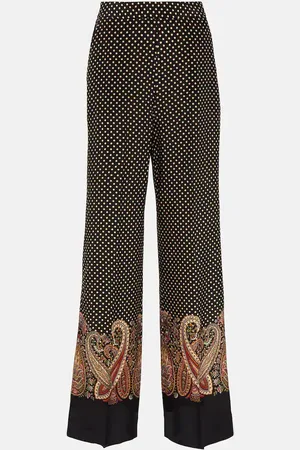 Etro Weite Hose aus Seide
