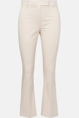 Max Mara Weite Hose Felice aus einem Baumwollgemisch