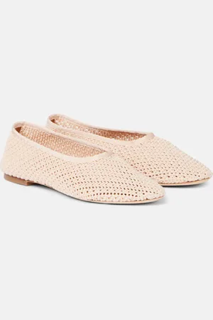 Staud Ballerinas Alba aus Häkelstrick
