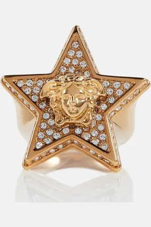 VERSACE Ring La Medusa mit Kristallen
