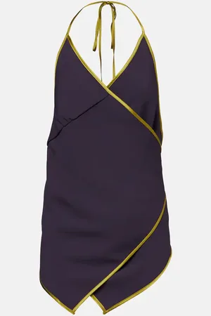 DRIES VAN NOTEN Top aus Satin-Crêpe