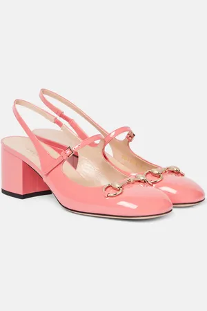 Gucci Slingback-Pumps Horsebit aus Lackleder