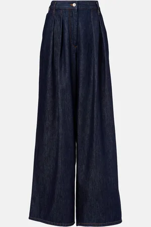 DRIES VAN NOTEN High-Rise Wide-Leg Jeans