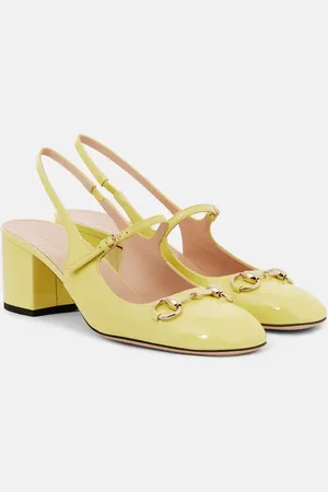 Gucci Slingback-Pumps Horsebit 55 aus Lackleder