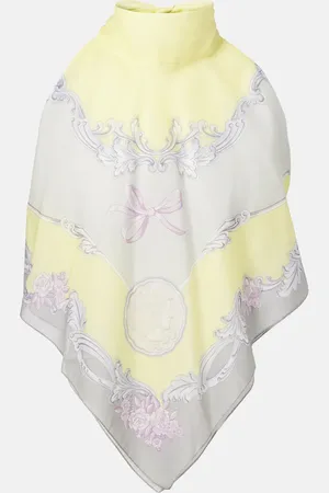 VERSACE Top Medusa Cameo aus Baumwolle und Seide