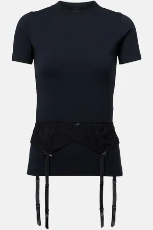 Balenciaga T-Shirt Lingerie aus Jersey