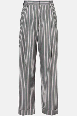 DRIES VAN NOTEN Hose aus Baumwollpopeline