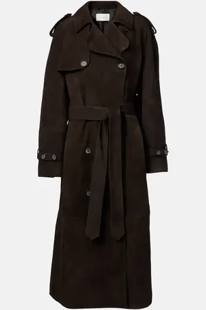 MAGDA BUTRYM Trenchcoat aus Veloursleder