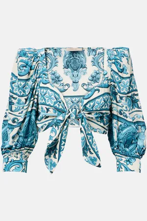 Adriana Degreas Bedrucktes Cropped-Top