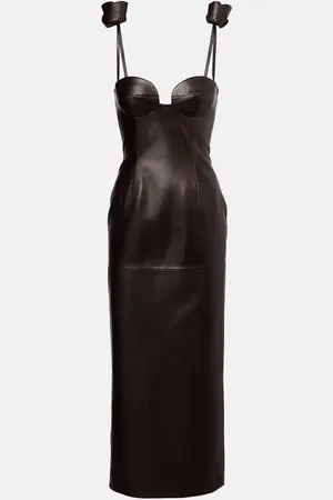 MAGDA BUTRYM Bustier-Kleid aus Leder