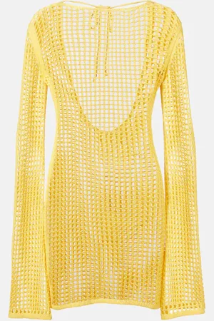 Bananhot Minikleid Serena aus Häkelstrick
