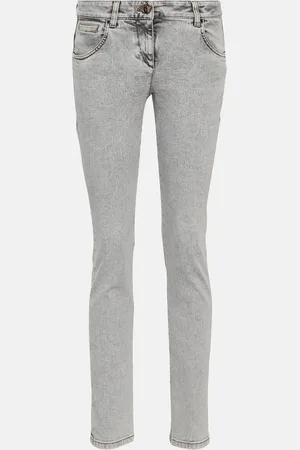 Brunello Cucinelli Low-Rise Skinny Jeans