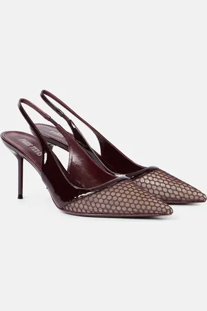 PARIS TEXAS Slingback-Pumps Lidia 70 aus Mesh