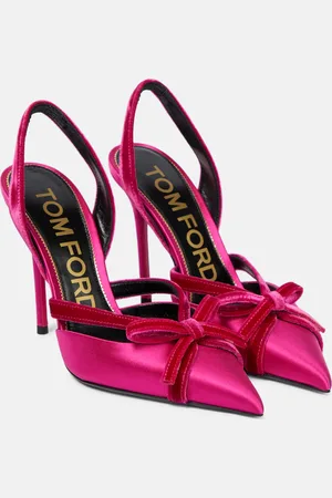 Tom Ford Slingback-Pumps aus Satin und Samt