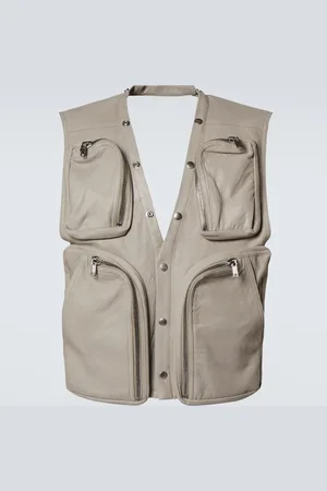 Rick Owens Cargo-Weste aus Leder