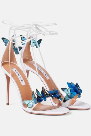 Aquazzura Sandalen Papillon 105 aus Leder