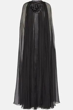 Dolce & Gabbana Cape aus Seidenchiffon