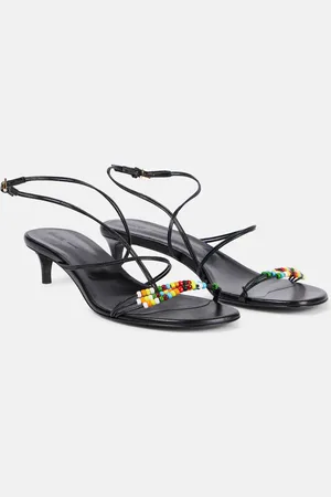 Khaite Verzierte Sandalen Loop 35 aus Leder