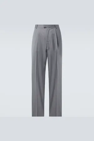Bottega Veneta Weite Hose aus Wolle