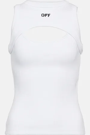 OFF-WHITE Top Off Stamp aus Baumwolle