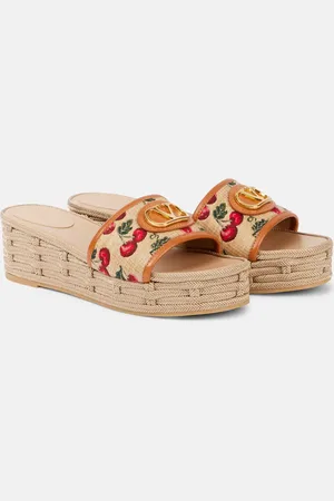 VALENTINO GARAVANI Plateau-Pantoletten Cherryfic VLogo