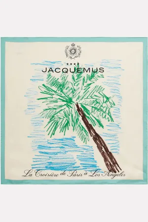 Jacquemus Bedrucktes Tuch Palmier aus Seide
