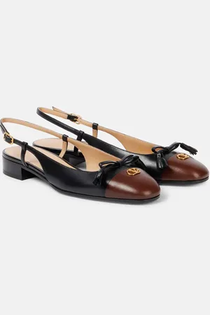 VALENTINO GARAVANI Slingback-Ballerinas Valet Du Roi aus Leder