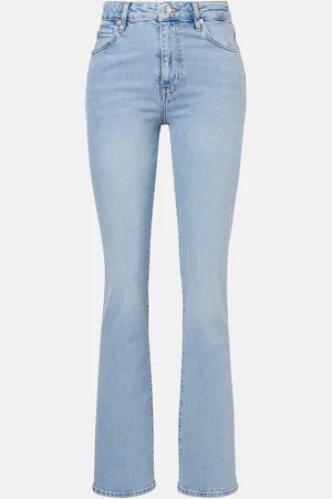Frame High-Rise Straight Jeans Ruler