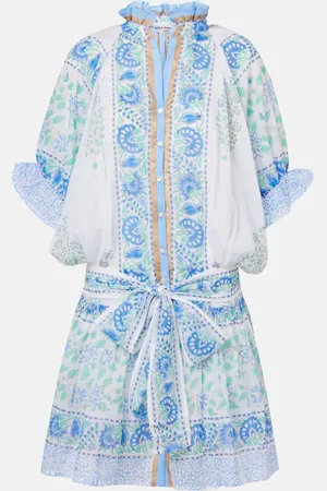Juliet Dunn Minikleid aus Baumwolle