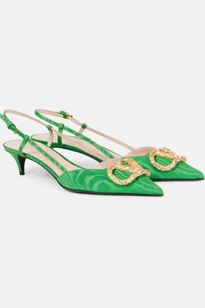 VALENTINO GARAVANI Slingback-Pumps VLogo Signature 40 aus Satin