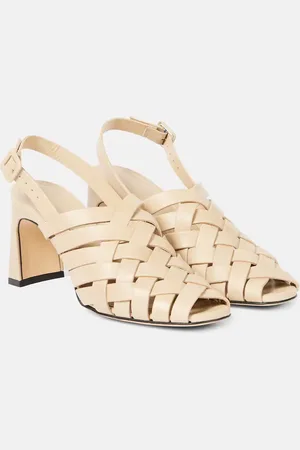 Souliers Martinez Slingback-Pumps Leona 80 aus Leder