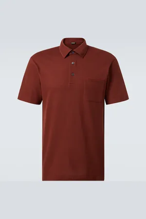 Ermenegildo Zegna Polohemd aus Baumwoll-Piqué