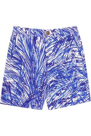 Loro Piana Bedruckte Shorts Loris aus Leinen